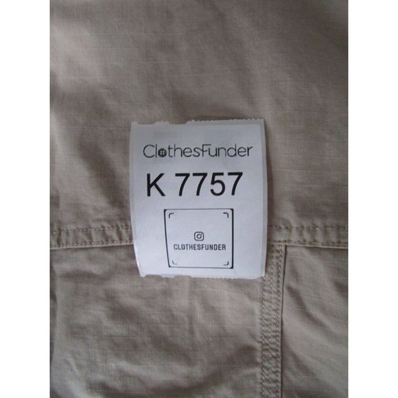 Eddie Bauer Jacket Petites PL Khaki Button Up Pockets Outdoor Preppy - Picture 10 of 10